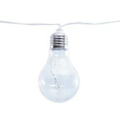 Solar Partylight 10x Transparant - L 3,8 M - 2 M Lead