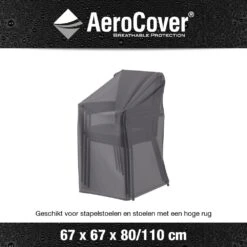 AeroCover Stapelstoelhoes/Gasveerstoelhoes 67 X 67 X 80/110 Cm -Natuurcentrum Winkel aerocover stapelstoel gasveerstoelhoes antraciet 67x67xh80 1 1000x1000 621e0dbc67908 l