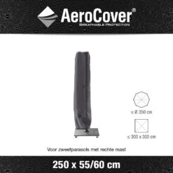 AeroCover Zweefparasolhoes H 250 X 55/60 Cm -Natuurcentrum Winkel aerocover zweefparasolhoes antraciet h250x55 60cm 1000x1000 621e0d6bd1532 l