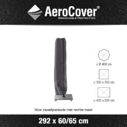AeroCover Zweefparasolhoes H 292 X 60/65 Cm -Natuurcentrum Winkel aerocover zweefparasolhoes antraciet h292x60 65cm 1000x1000 621e0d6ea877b l