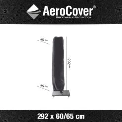 AeroCover Zweefparasolhoes H 292 X 60/65 Cm -Natuurcentrum Winkel aerocover zweefparasolhoes antraciet h292x60 65cm 1000x1000 621e0d6f00df2 l