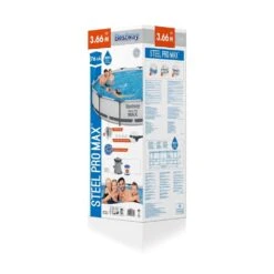 Bestway Zwembad Steel Pro Max Set Rond 366 -Natuurcentrum Winkel bestway zwembad steel pro max set rond 366 1000x1000 62825272db26b l