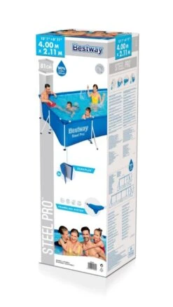 Bestway Zwembad Steel Pro Rechthoek 400 -Natuurcentrum Winkel bestway zwembad steel pro rechthoek 400 564x1000 628252baad898 l