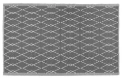 Buitenkleed MESH Dark Grey / White - 180 X 120 Cm