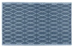 Buitenkleed MESH Royal Blue / White - 180 X 120 Cm
