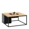 COSILOFT 100x100x47 Black Frame/ Teak Top -Natuurcentrum Winkel cosi fires cosiloft 100 black frame teak top 1000x1000 620e4240235e4 l