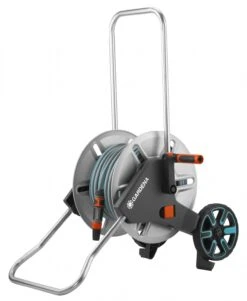 GARDENA Slangenwagen Metaal AquaRoll M Set (20m) -Natuurcentrum Winkel gardena slangenwagen metaal aquaroll m set 20m 1619704837 l