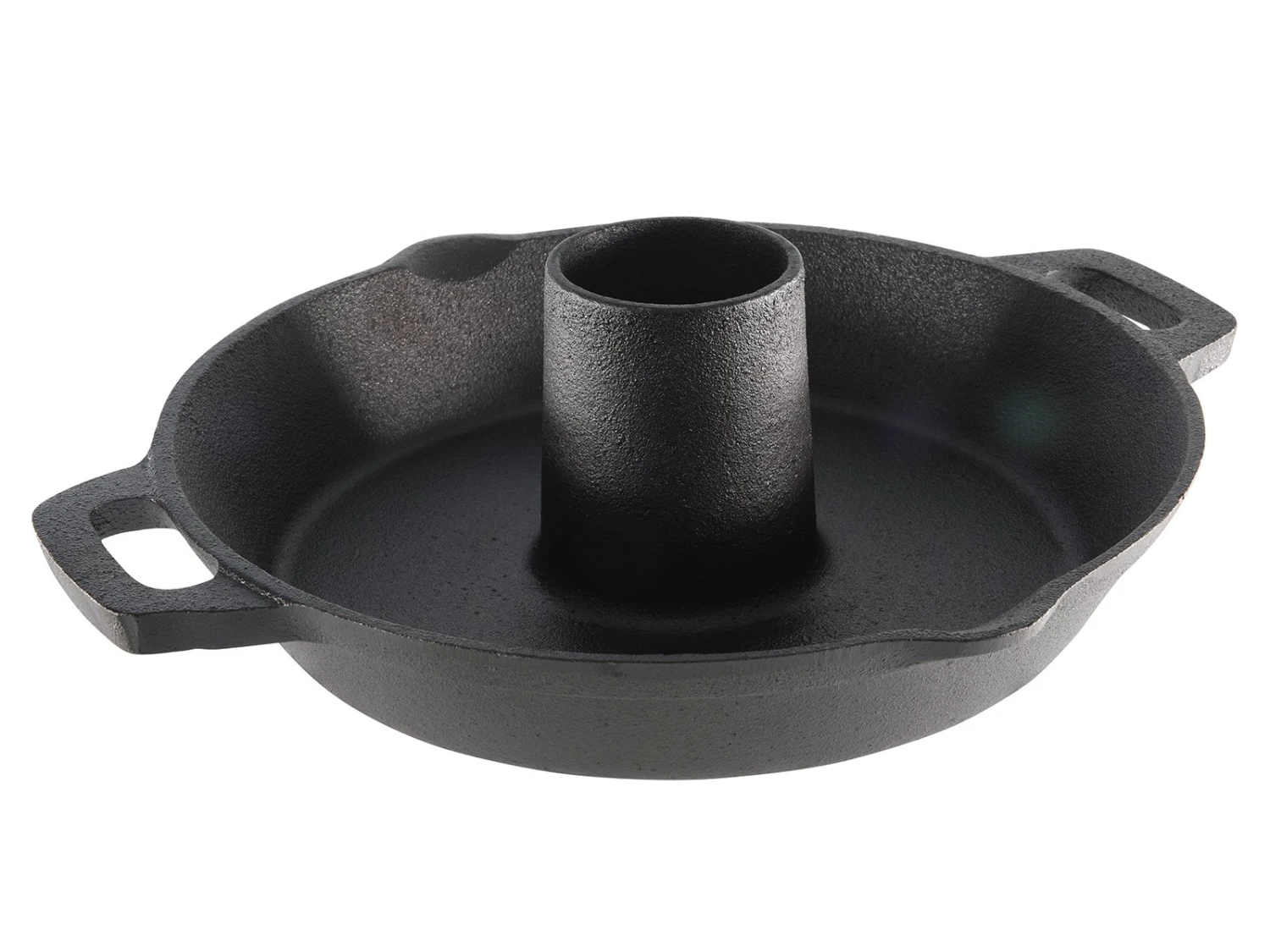 Cast Iron Pan M/kiphouder 30cm Gietijzer Emaille 3 Cast Iron Pan M/kiphouder 30cm Gietijzer Emaille