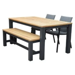 Royal Seasons MADEIRA Stoel-bank Diningset Met 4 Zitplekken