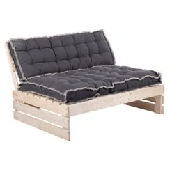 Palletkussen RAFFELED Dark Grey - 120 X 40 X 8 Cm -Natuurcentrum Winkel rugkussen raffeled dark grey 120 x 40 x 8 cm 1000x1000 628225c3da594 l