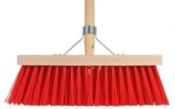 Talen Tools Bezem Rood Inclusief Steel 35cm