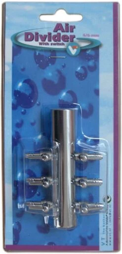 VT Air Divider With Switch 6-way 4/6 Mm