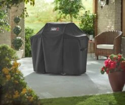 Weber® Premium Barbecuehoes - Geschikt Voor Genesis II Met 2 Branders -Natuurcentrum Winkel weber premium barbecuehoes geschikt voor genesis ii met 2 br 1615542853 l
